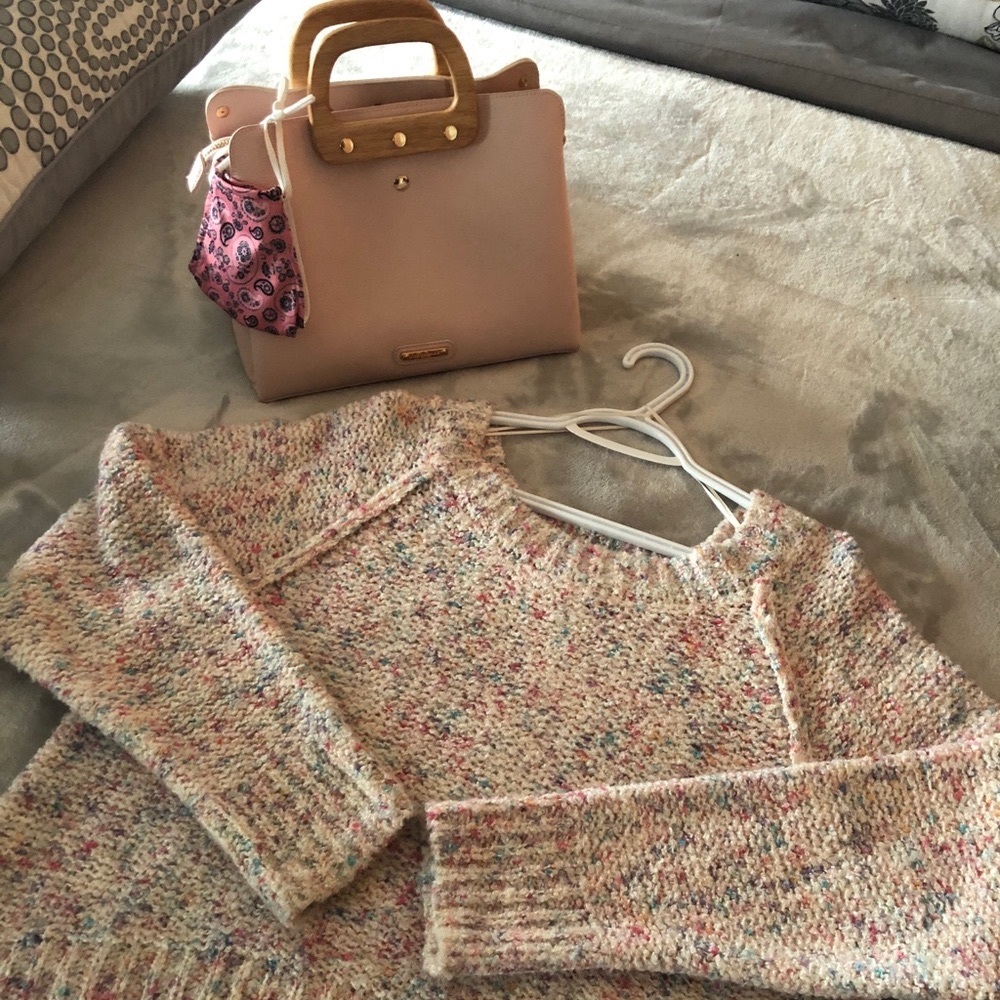 Cozy pink sweater